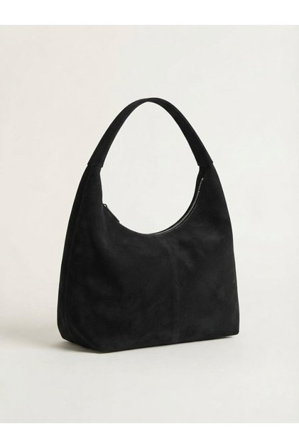 Large Size Lined Suede Hobo Bag | Daily Women's Bag 42X27 cm