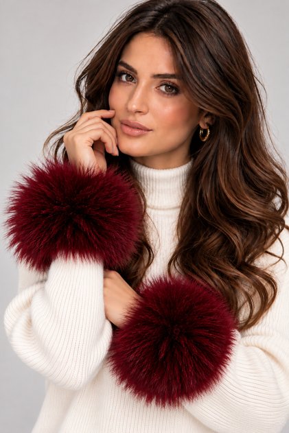 Fur Sleeve & Cuff Set
