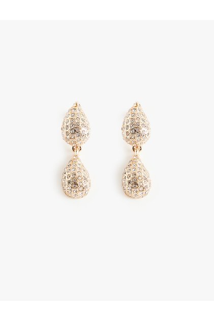 Dangle Stone Drop Earrings