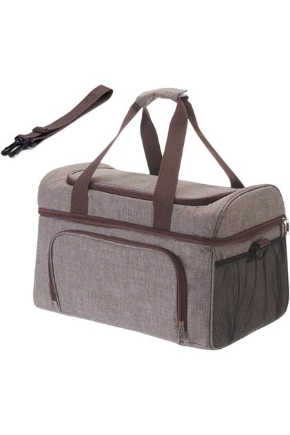 Yelajoy Insulated Thermal Tote Bag,Leakproof Foldable Lunch Bag,41x28x27cm,Work and School