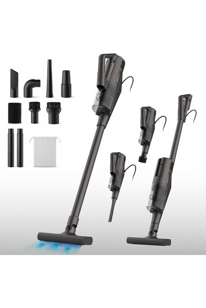 3 in 1 DX888 Vacuum Cleaner, Portable Handheld Vacuum With 18Kpa Strong Suction & 500ml Dust Bag Capacity, Vacuum Cleaner HEPA Filfter for Car, Kitchen, Home and Office (Grey)