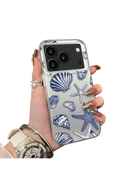 iPhone 17 Pro Max Compatible Silicone Edge Hard Back Case Shell Patterned Couple Phone Case