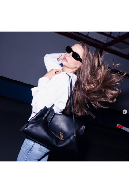 Saint Laurent SL 868 001 Kadın Güneş Gözlüğü Siyah Dikdörtgen