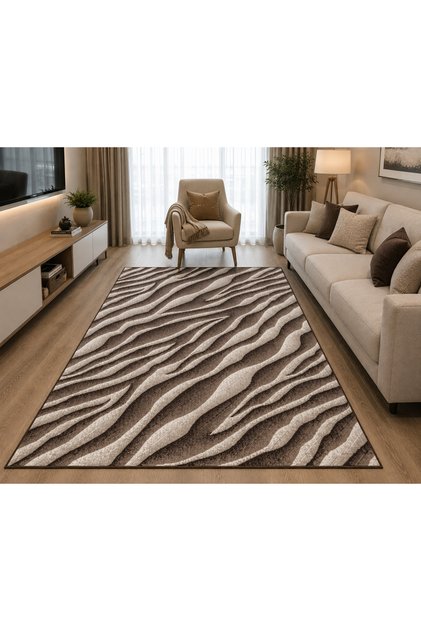 Covor Sufragerie/Dormitor, Model 24028/432, Maro
