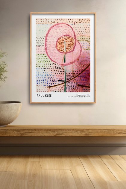 Paul Klee the Flowering Painting Framed Poster Modern Art Wall Decor Klee07
