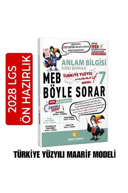 SİNAN KUZUCU 7. SINIF ANLAM BİLGİSİ 2027 MAARİF