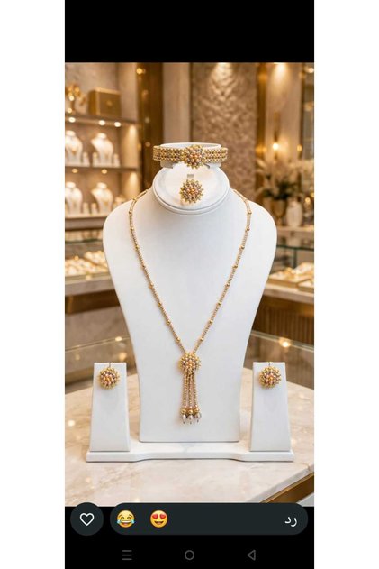 Full Gold Set Doryka Flower Design Alternative Gold Set