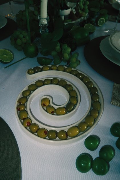 Stoneware Aura Sunum Tabağı