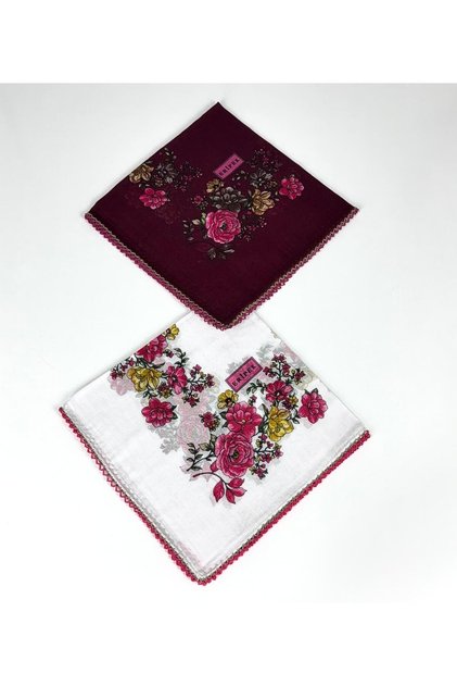 Pack of 2 Embroidered 100% Cotton Cheesecloth 6805-05