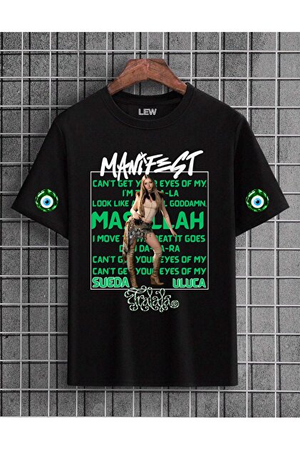 Manifest Tralala Song Design Esin, Zoktay, Lidya, Mina, Sueda, Hilal, Conceptual Cotton Premium Printed T-Shirt