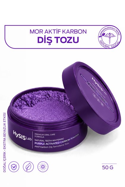 Aktif Karbonlu Diş Beyazlatma Tozu | Sigara, Çay & Kahve Lekelerine Karşı | Formül