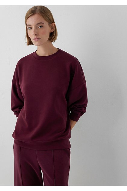 Soft-Premium (Tencel) ™ ) Modal Blend Burgundy Sweatshirt 168837-70422