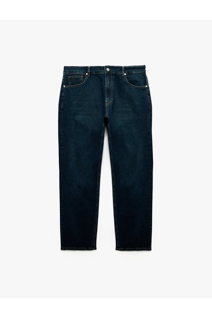 Cotton 5-Pocket Slim Fit Jean Trousers - Brad Jean