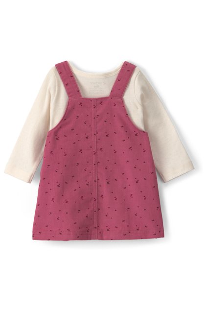 Kız Bebek Salopet Set 3 Ay-24 Ay Pembe