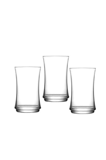 Lune 365 cc Long Drink Glass Set of 3, Clear