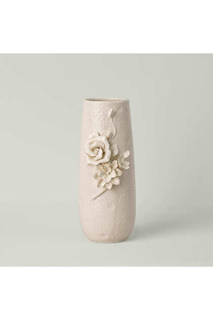 Bouquet 13x10x26 cm Vazo Bej-Gold