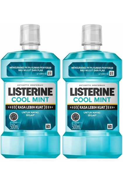 Cool Mint Mouthwash 1000ml – Fresh Breath & Plaque Protection (Packaging May Vary)