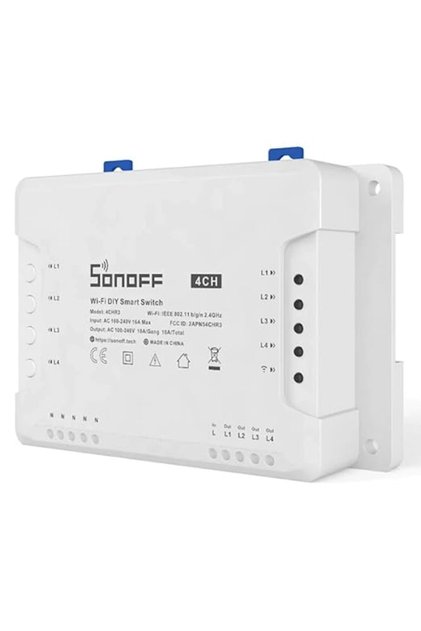 - 4CH R3 Wi-Fi Smart Switch 4-Channel Din Rail Mounting Home