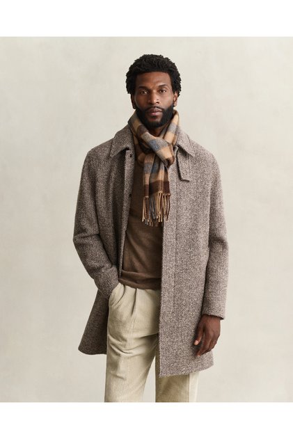 Erkek Bej Regular Fit Mont