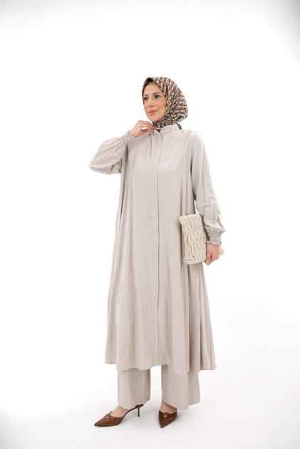 طقم نيسا للحج والعمرة – قماش فيسكوز ستار (مقاسات 38-48)