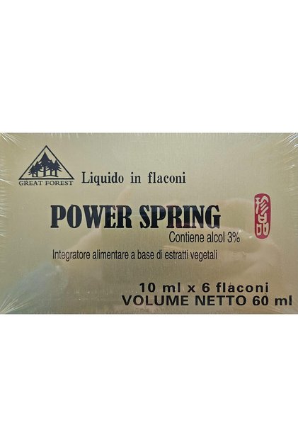 POWER SPRING Supliment alimentar, 6 fiole x 10 ml