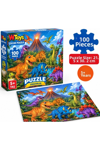 Dinosaurs 100 Piece Puzzle
