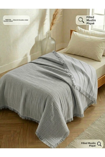 Single Bedspread, Padded Pique, 180 X 230cm Pique Northshine Pique