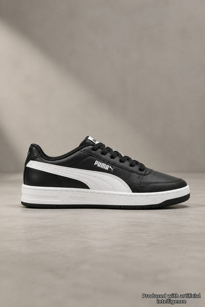 Crt-2826 Black and White Unisexs Daily Sneaker Comfort Casual Anatomical Sports Shoes