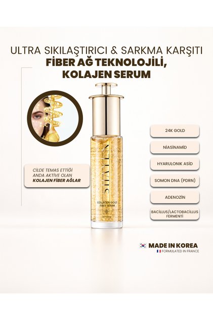 Anti-Wrinkle and Firming, Barrier Strengthening | Collagen Gold Fiber Serum 30ml