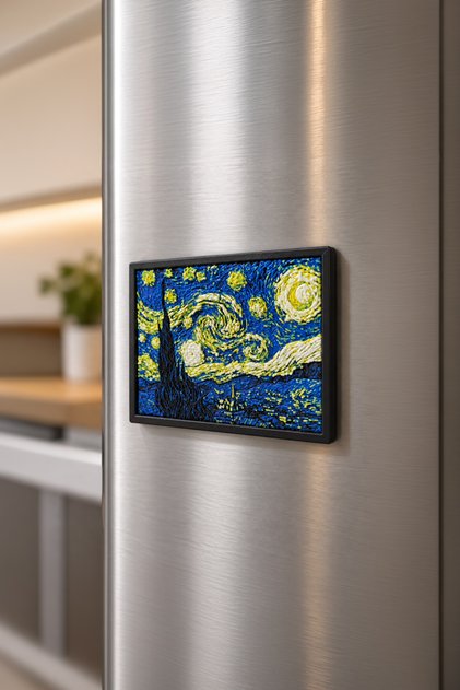 Van Gogh Starry Night Buzdolabı Magneti