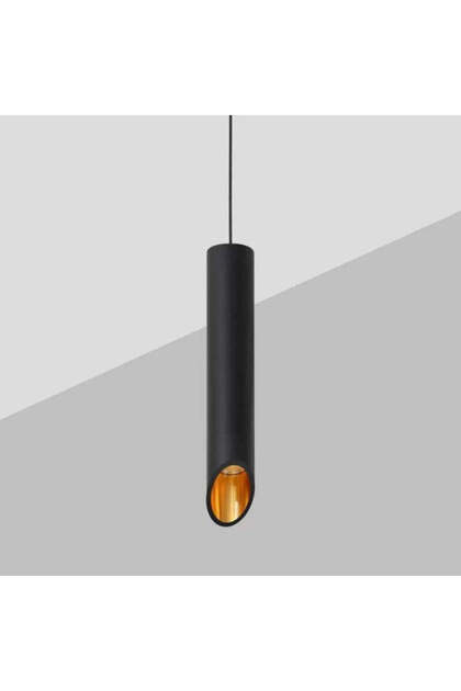 Черна висяща лампа с LED 12W 4000K