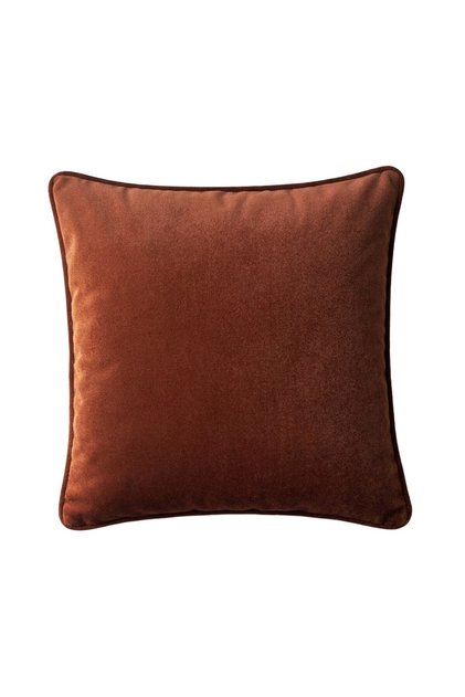 "Rust" Velvet Textured Cushion Cover - 45X45