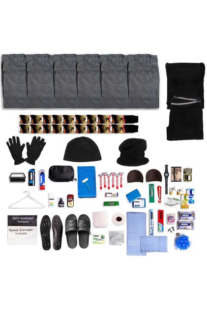 18-Piece Air Force Winter All-Inclusive Military Service Set - Winter Kütahya Air Force Soldier Supplies