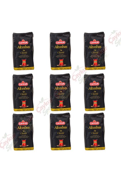 Altinbaş Classic 500 Gr X 9 Pieces Black Bulk Tea Special Blend