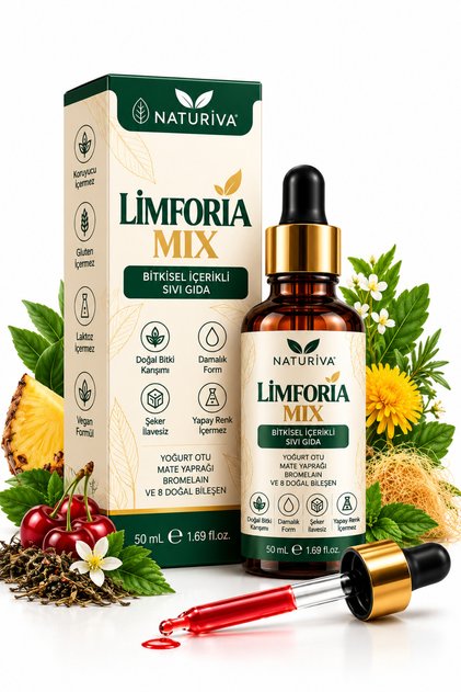 Limforia Lnph Mix Bitkisel İçerikli Sıvı Gıda 50 ml – Damla Form Orjinal