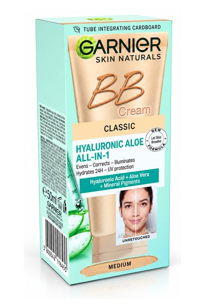 Crema BB Garnier Skin Naturals multifunctionala de zi, nuanta medie, 50 ml