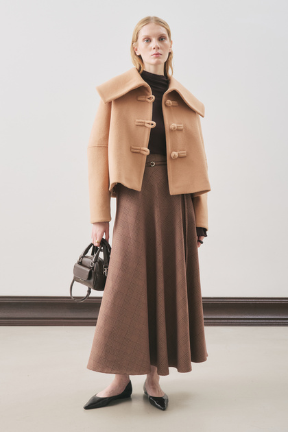 Isabel Kisa Kaşe Jacket Milk Brown