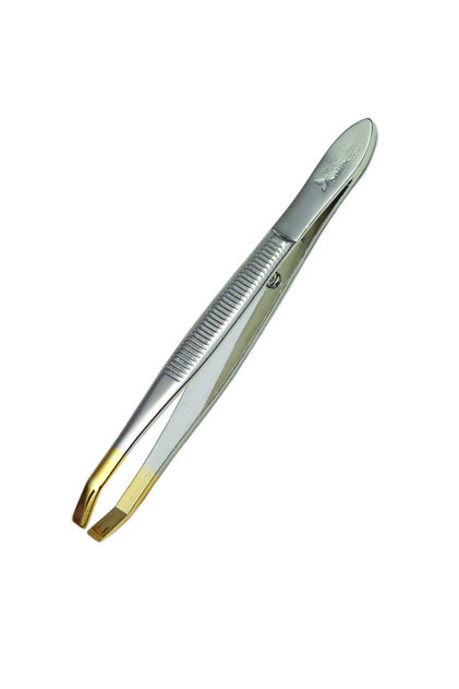 Stainless Steel Flat Tip Tweezers Nascimbiz020