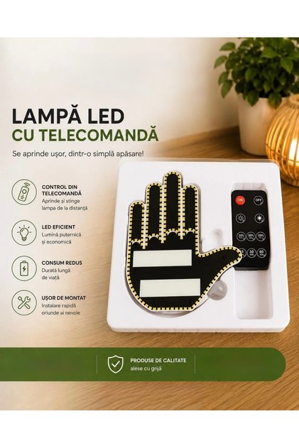 Panou LED auto cu gesturi luminoase
