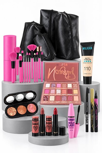 Pink Glam Full Face Makyaj Seti