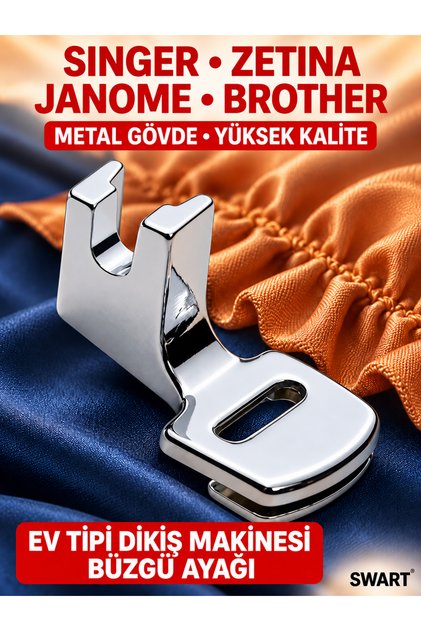 Ev tipi dikiş makinesi Büzgü ayak tabanı