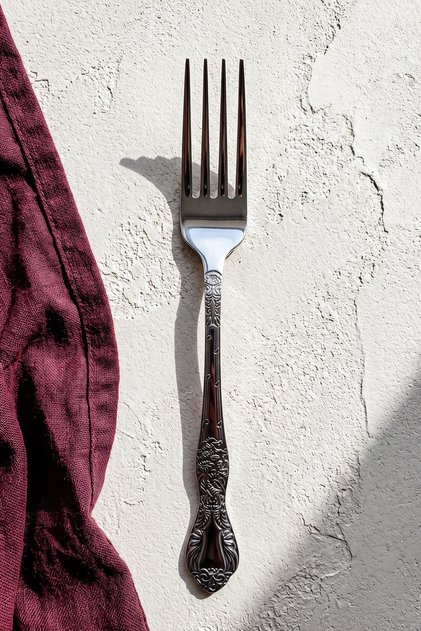 Victoria 6-Piece Stainless Steel Dinner Fork Set