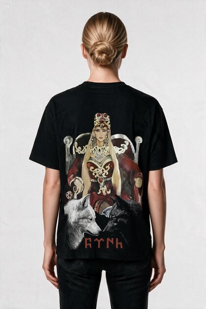 Oversized Turkish Female Ruler - Tomris Hatun - Göktürkçe Turkish - Large Print - Wide Cut