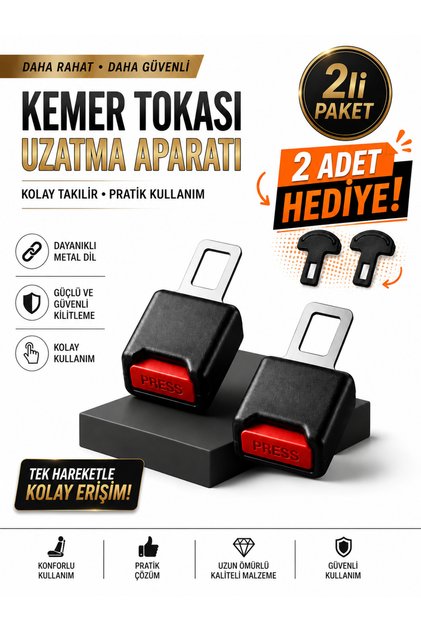 MD Tüm Araçlara Uyumlu Yükseltici 2 Adet