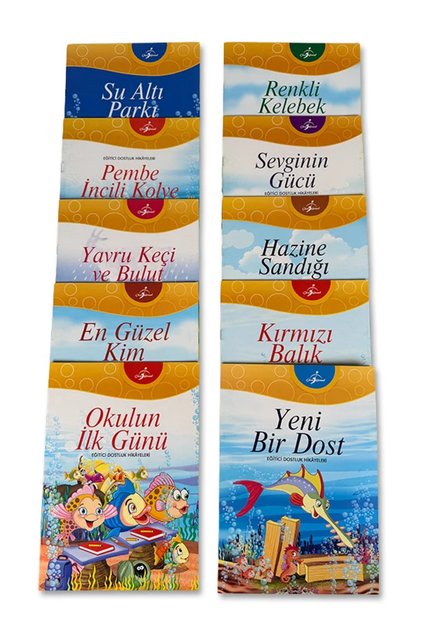 Eğitici Dostluk Hikayeleri - Değerler Eğitimi - 10 Kitap