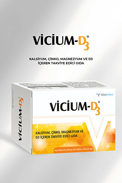 Vicium D3 Takviye Edici Gıda 60 Tablet