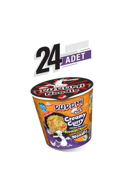 24’lü Kremalı Körili Tavuklu Noodle Bardak 24x80 Gr