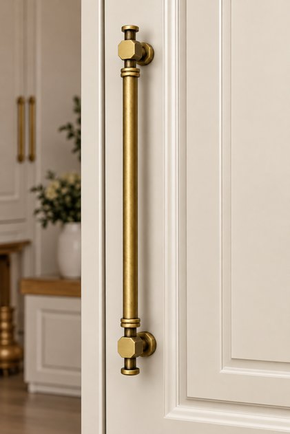 Tunca Model Mobilya Kulpu 224 mm – Antik Sarı