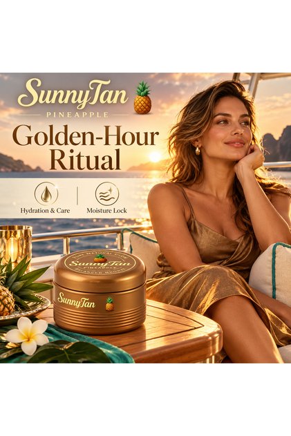 صنيتان كريم تان وتسمير البشرة بالأناناس 300 مل - Pineapple Tanning Cream 300ml