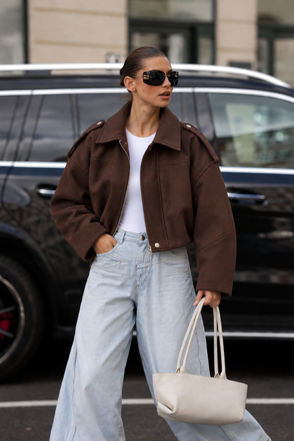 KaÅŸe Coat - Brown | F2047 - Coffee